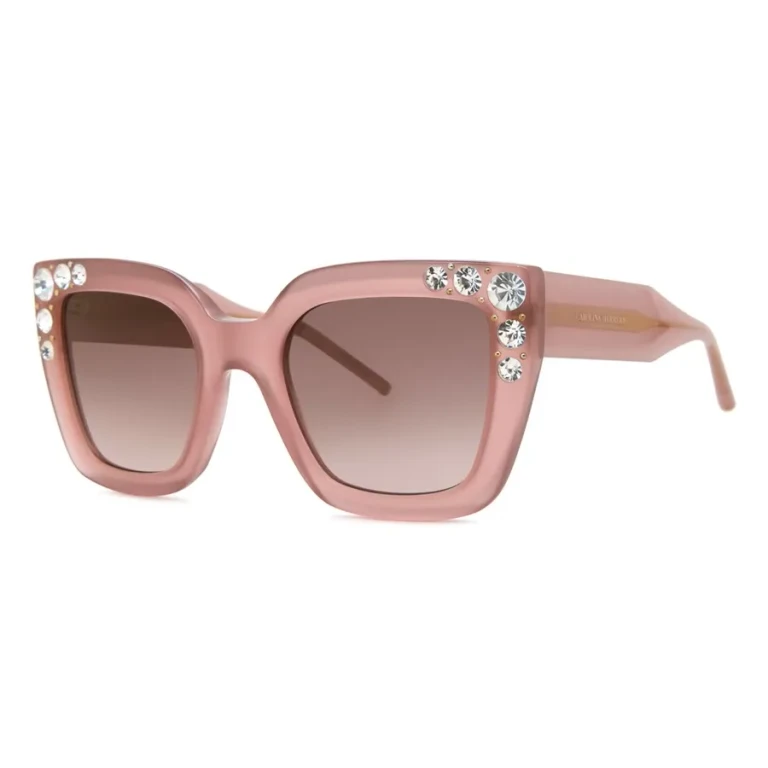 Carolina Herrera Brown Shaded Cat Eye Ladies Sunglasses HER 0130/S 0FWM/HA 52