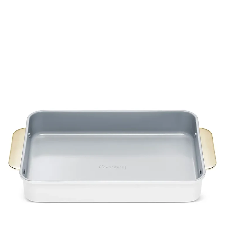Caraway Mini Rectangle Pan with Gold Handles