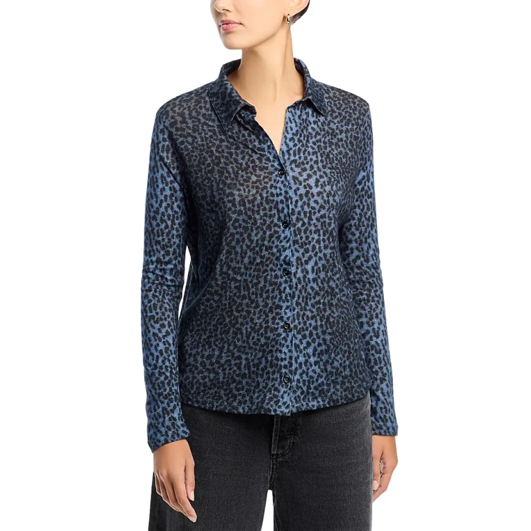 Majestic Filatures Leopard Novel Shirt