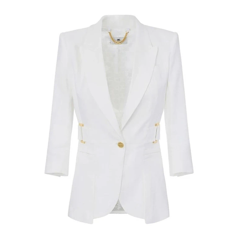 Elisabetta Franchi 西装外套 - Blanc