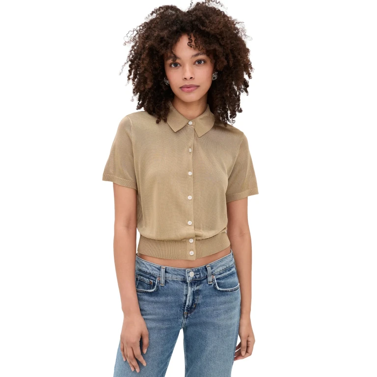 Pistola Lucca Cardigan Pale Yellow XS