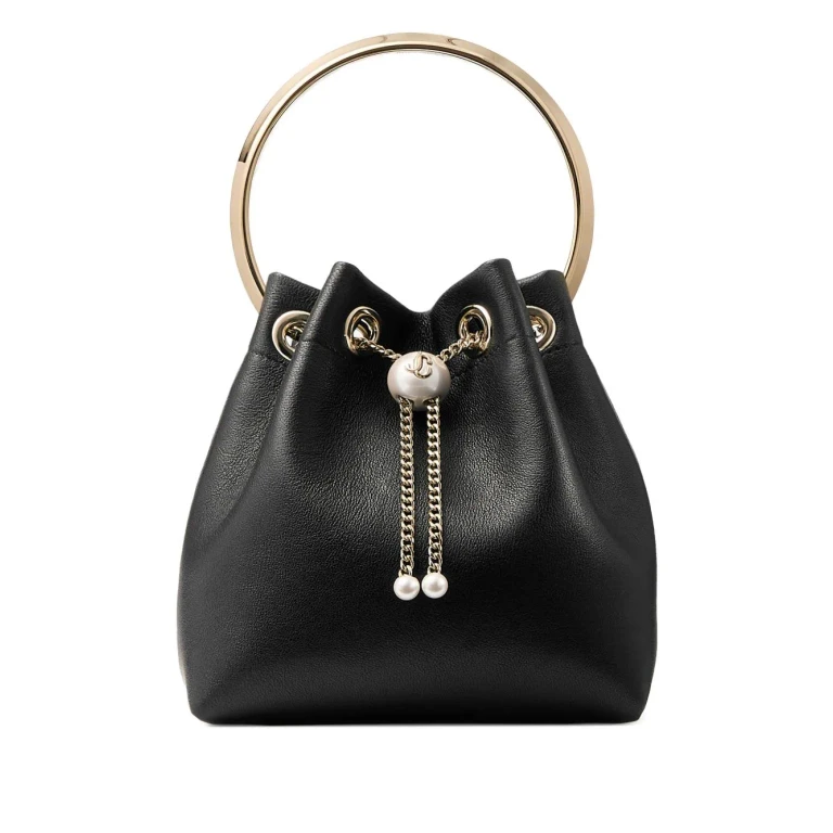Bon Bon Leather Bucket Bag