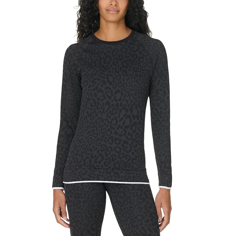 Sweaty Betty Animal Crewneck Base Layer Top