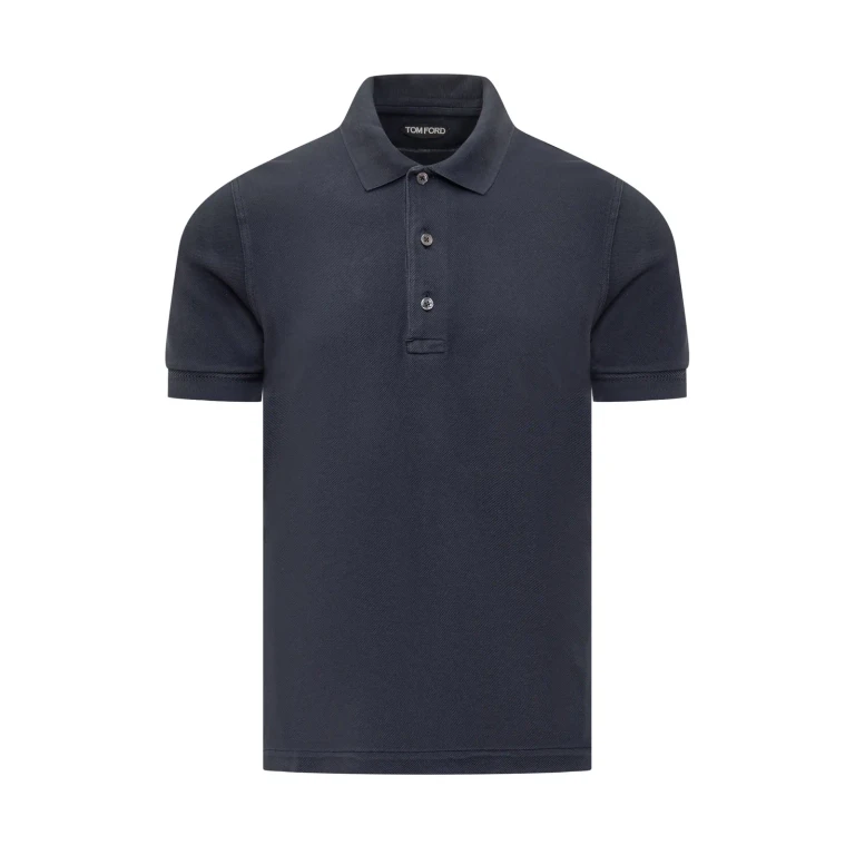 Tom Ford Logo Embroidered Polo Shirt