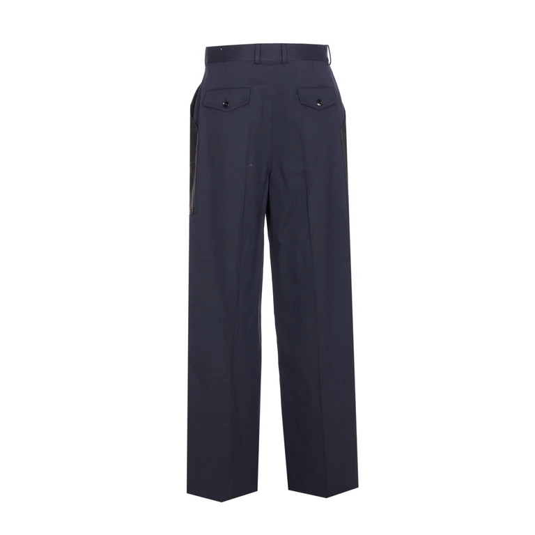 Bottega Veneta Trousers Blue _co Wo - Women
