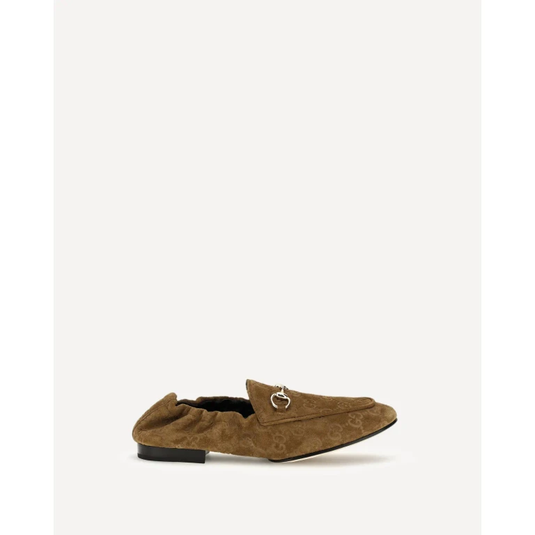 GUCCI GG suede Loafers Female 36.5