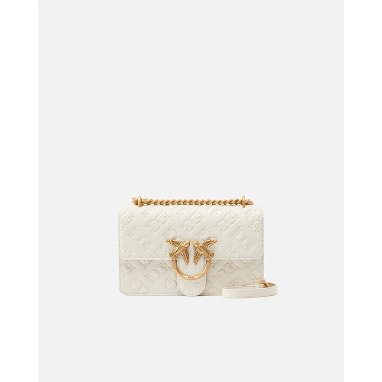 Pinko - Minisac à bandoulière Love Bag à logo gaufré