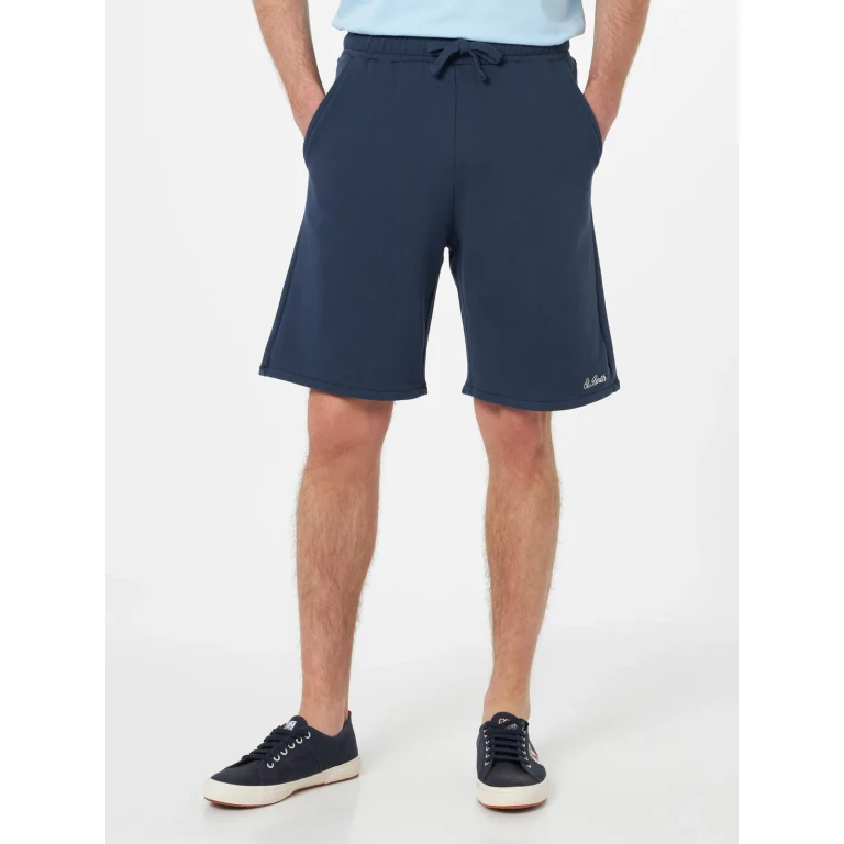 MC2 Saint Barth Randle Navy Blue Cotton Bermuda Shorts