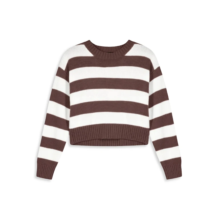 KatieJnyc Girls' Megan Striped Sweater - Big Kid