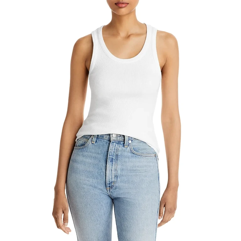 Agolde Poppy Ribbed Tank Top