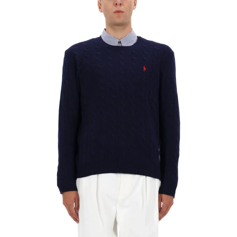 Polo Ralph Lauren Wool And Cashmere Cable Knit Sweater