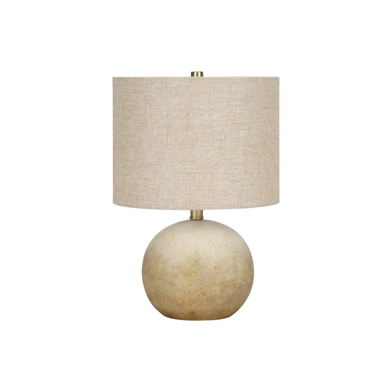 20 Inch Beige Concrete Table Lamp