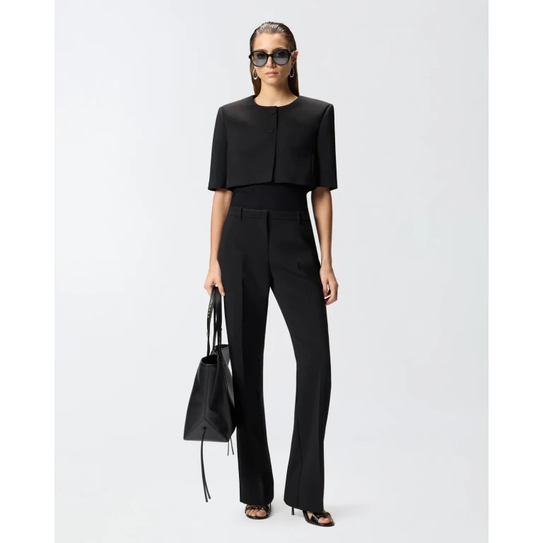 Pinko - Veste spencer à boutons bijoux - 38