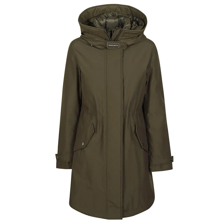 Coat Woman color Green (CFWWOU1105FRUT0001DAG)