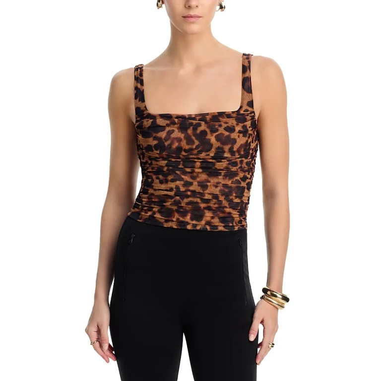 L'Agence Rasha Shirred Tank