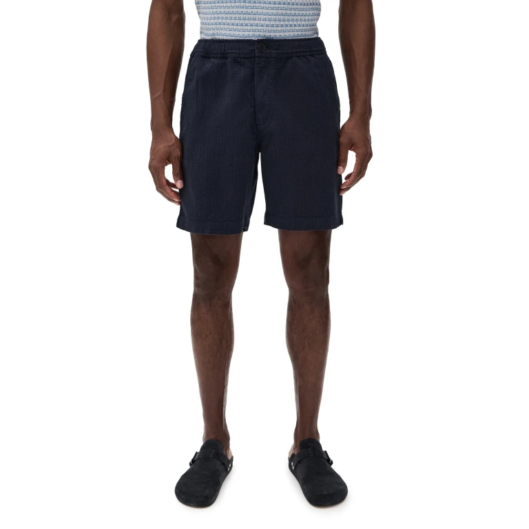 Wax London Cotton Linen Kurt Shorts Khaki 36