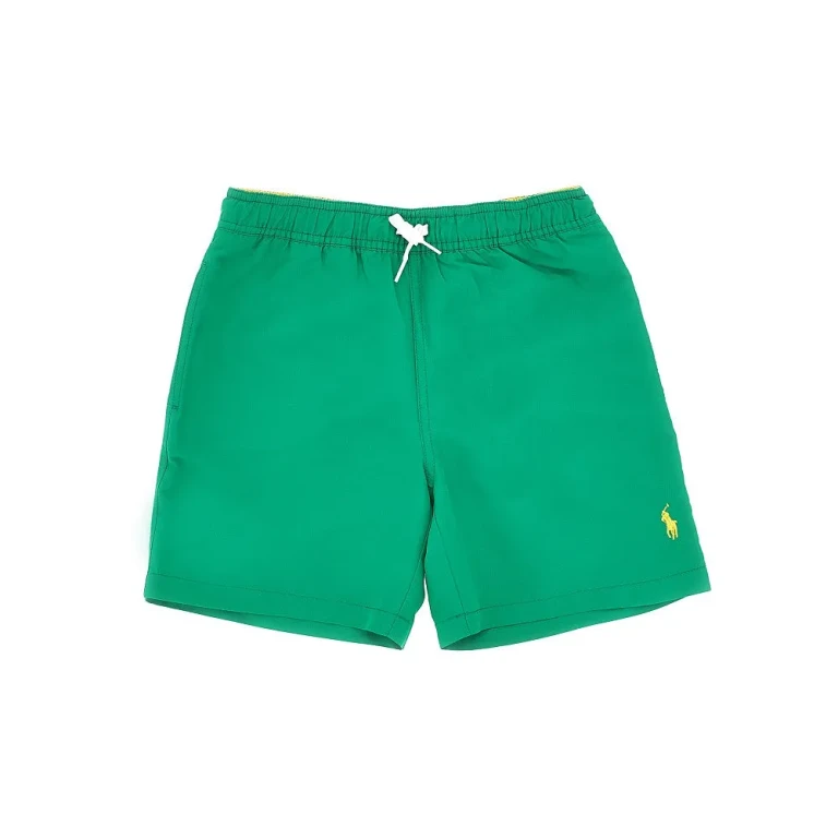 RALPH LAUREN Swimshorts with logo embroidery Kids S