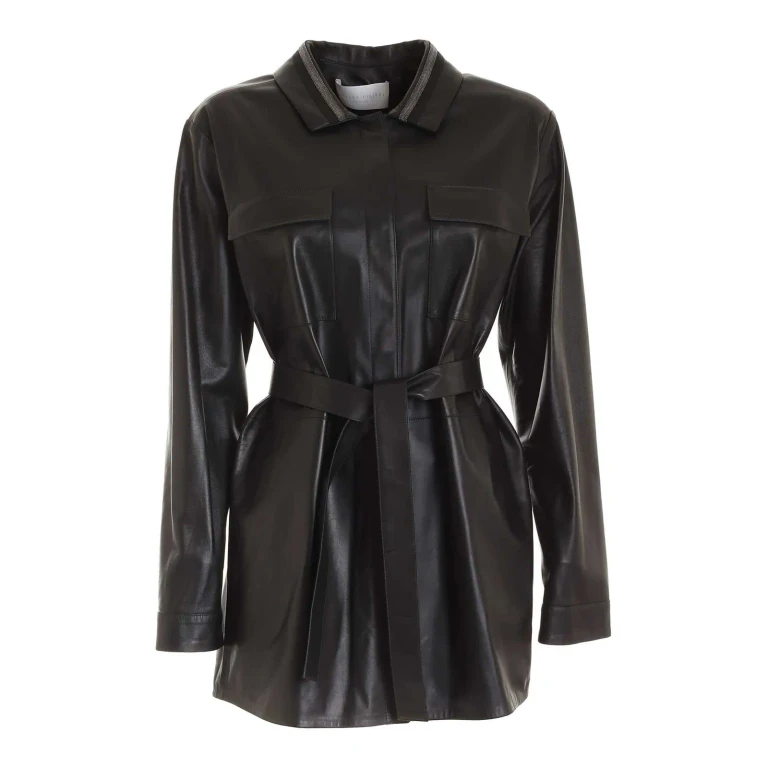 Fabiana Filippi Blouson En Cuir - Noir