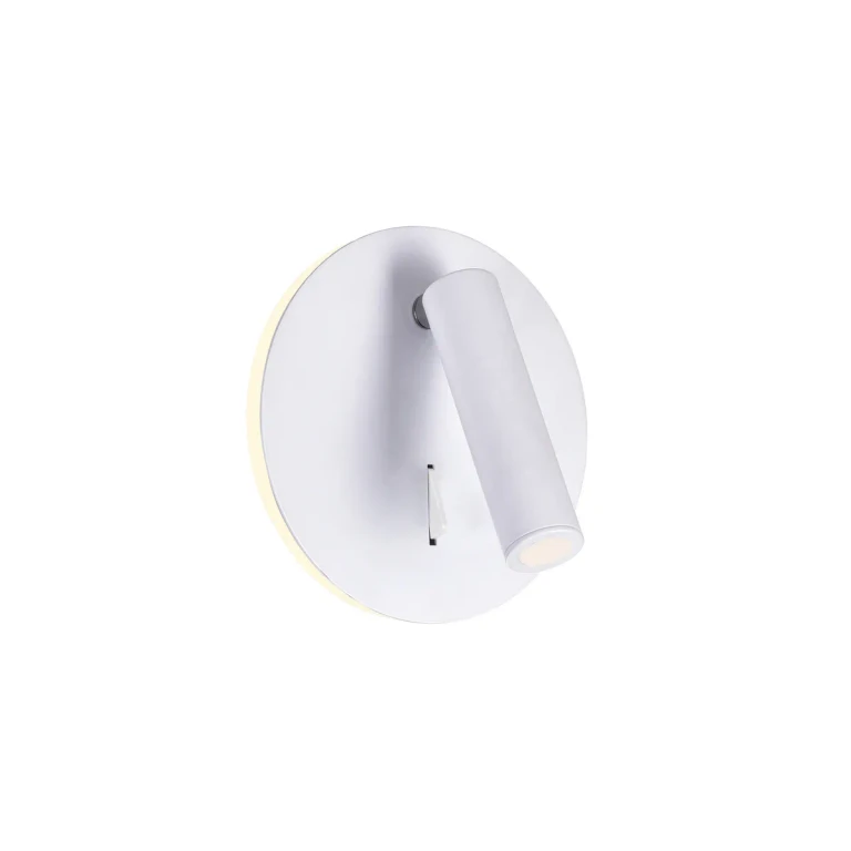 Matte White LED Wall Sconce from the Private I Collection