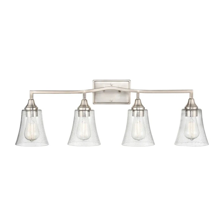 Millennium Caily 4-Light Bathroom Vanity Light in Brushed Nickel
