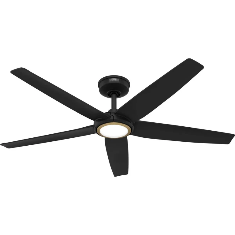 Matte Black 52" Ceiling Fan from the Zentech Collection