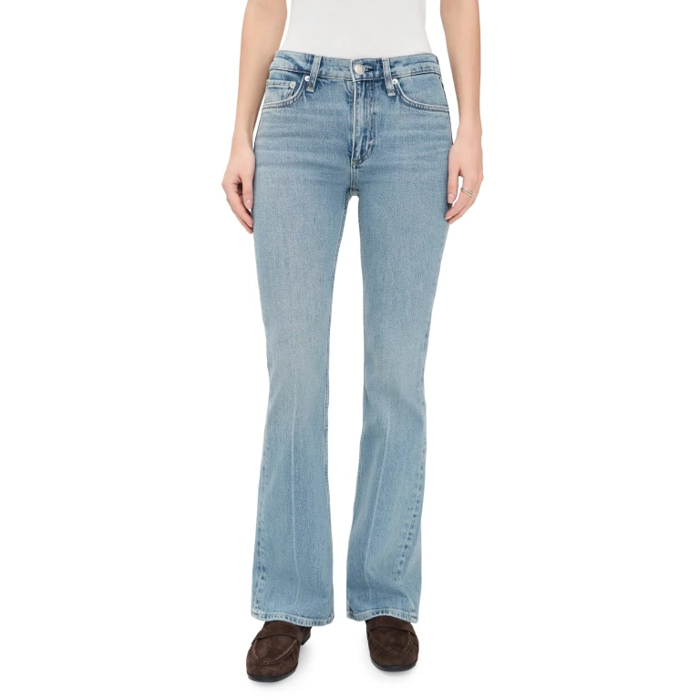 rag & bone Peyton Mr Full Length Bootcut Jeans Everglade 33