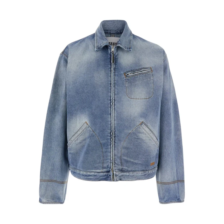 MSGM Jacket Men color Denim (3840MH23225708785)