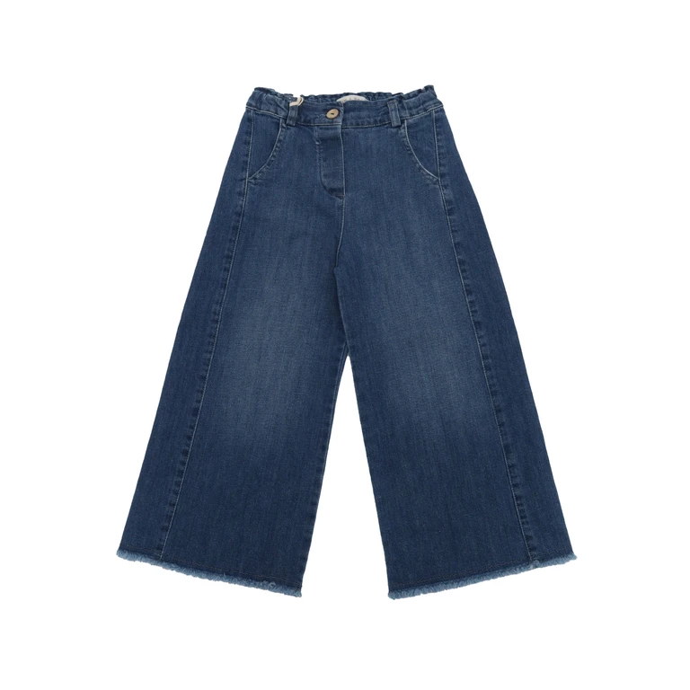 Zhoe & Tobiah PANTS Blue Cotton Elastane