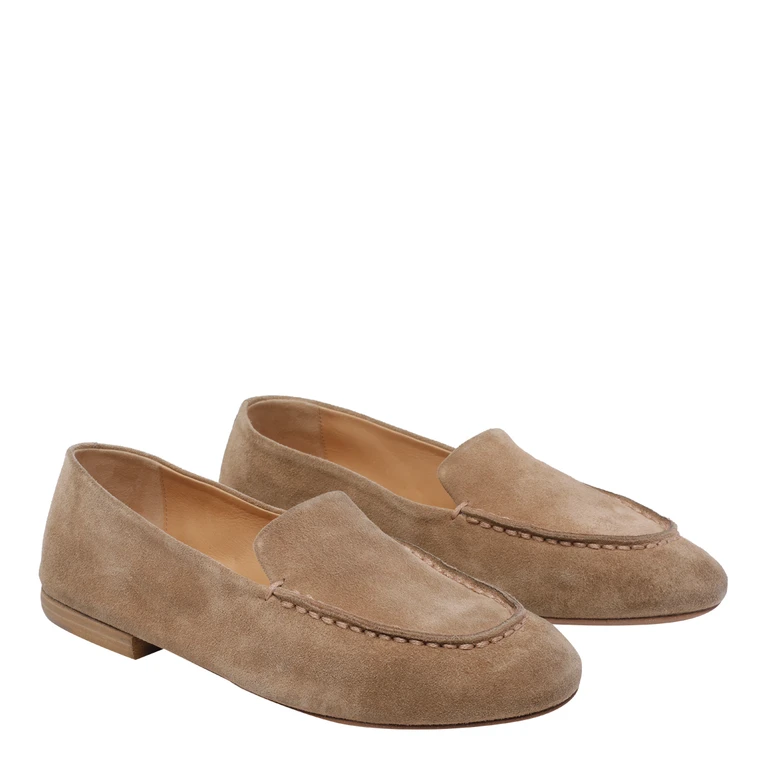 Marsell Flat shoes Beige Suede Leather/leather Sole - Women