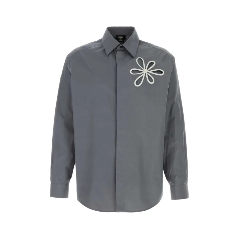 Jil Sander Dark Grey Poplin Shirt