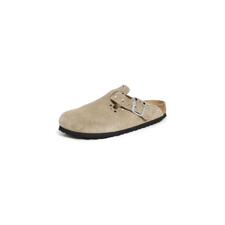Birkenstock Boston Rivets Clogs Taupe 36