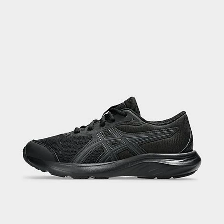 Asics Big Kids Contend 9 Running Shoes in Black/Graphite Grey Size: 1.0