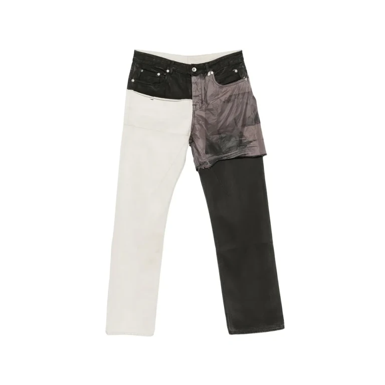 Rick Owens Drkshdw Patchwork Denim Jeans