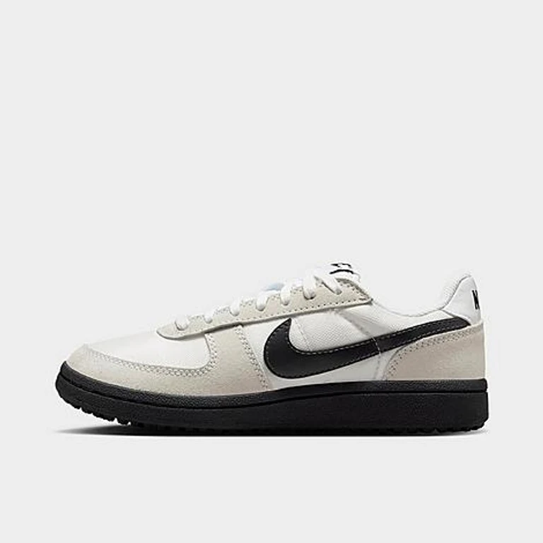 Big Kids Field General Casual Shoes in White/Sail/Black