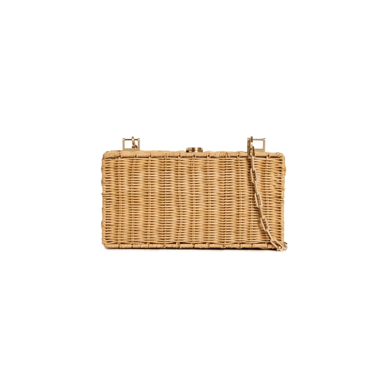 Cult Gaia The Backgammon Clutch Natural One Size