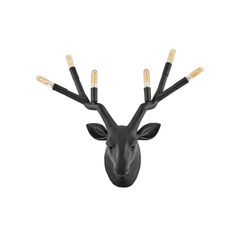 Black LED Wall Sconce from the Stag Collection