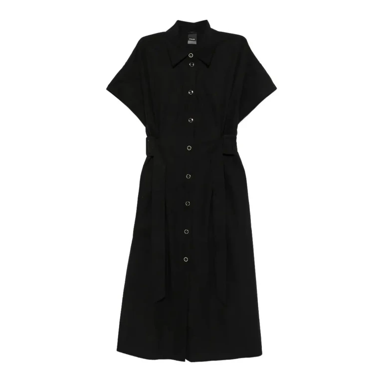 Pinko Robe Au Genou - Noir