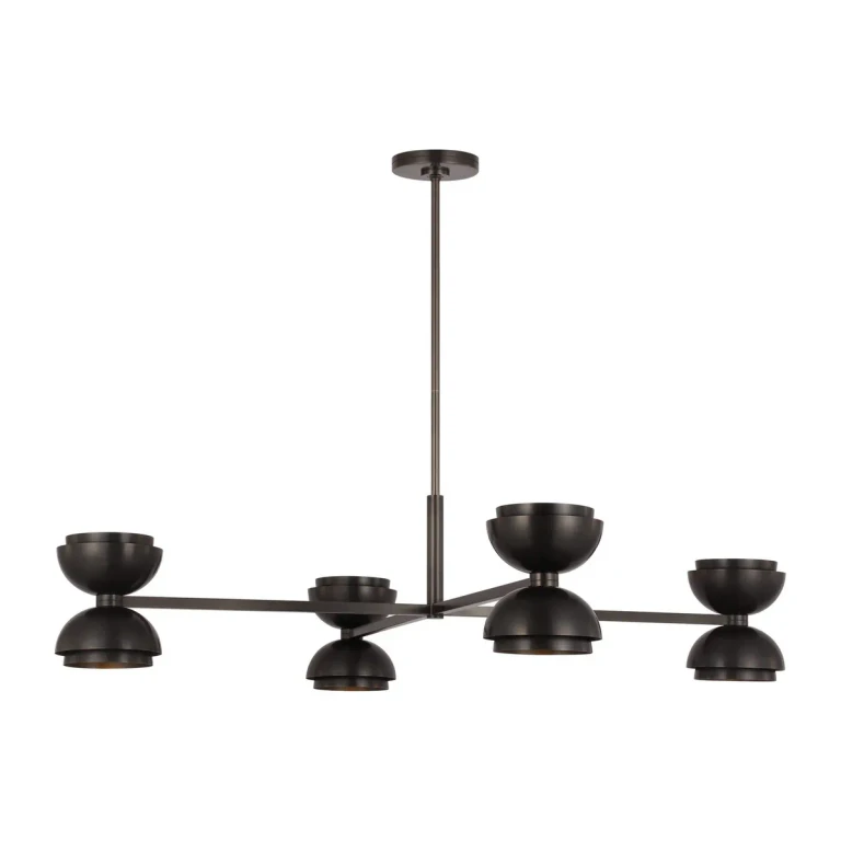 Dark Bronze LED Chandelier from the Shanti Collection