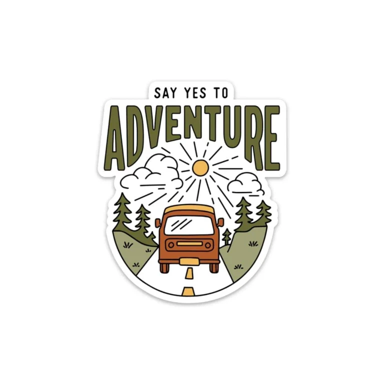 Say Yes to Adventure | Sticker