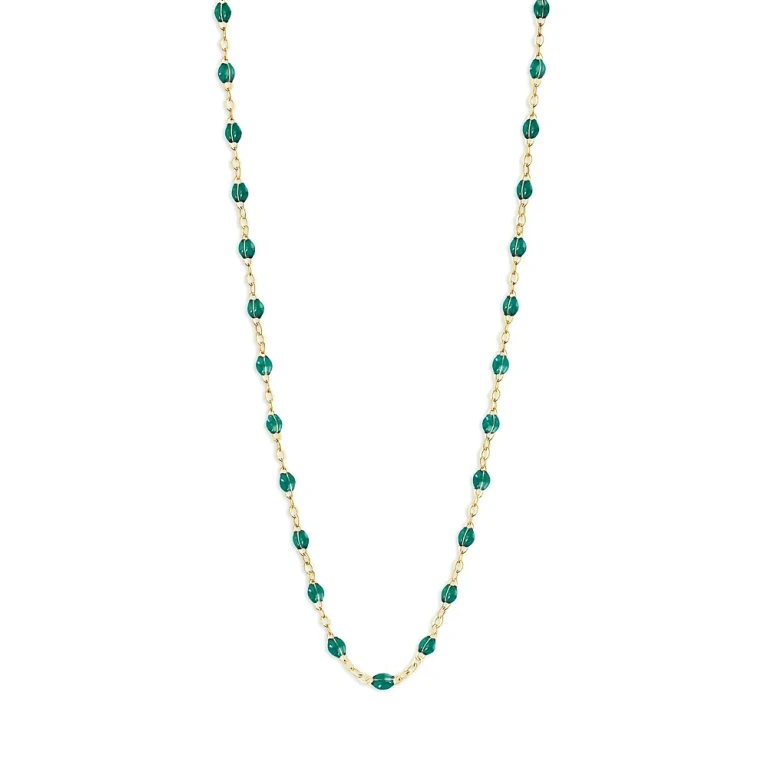 Gigi Clozeau 18K Yellow Gold Classic Gigi Resin Bead Collar Necklace, 16.5