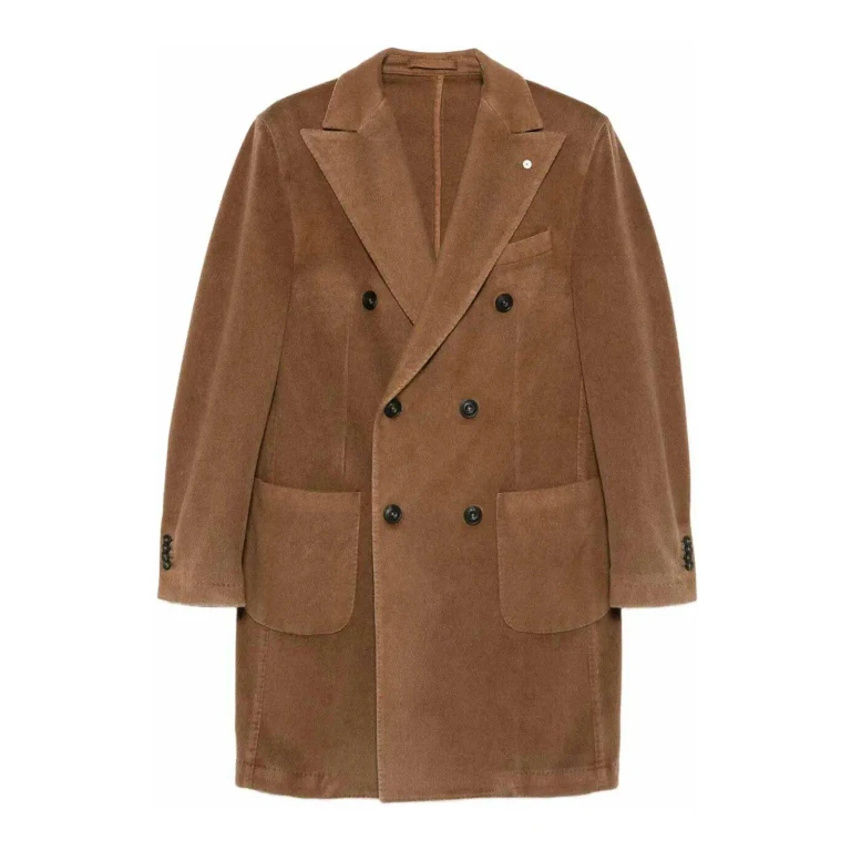 L. B.M 1911 Manteau Au Genou - Orange Brûlée