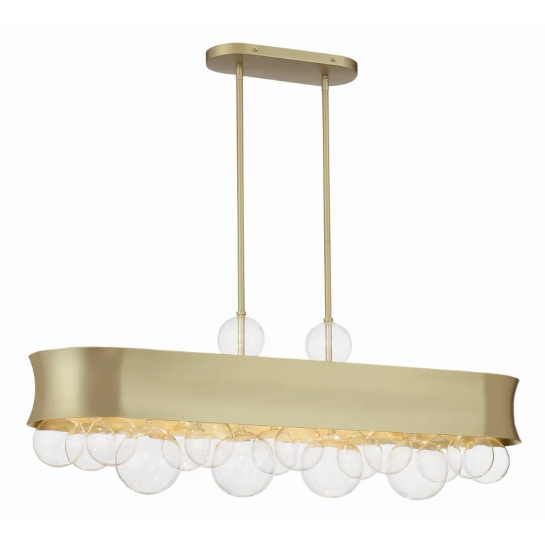 Soft Gold Island Pendant from the Verdi Square Collection