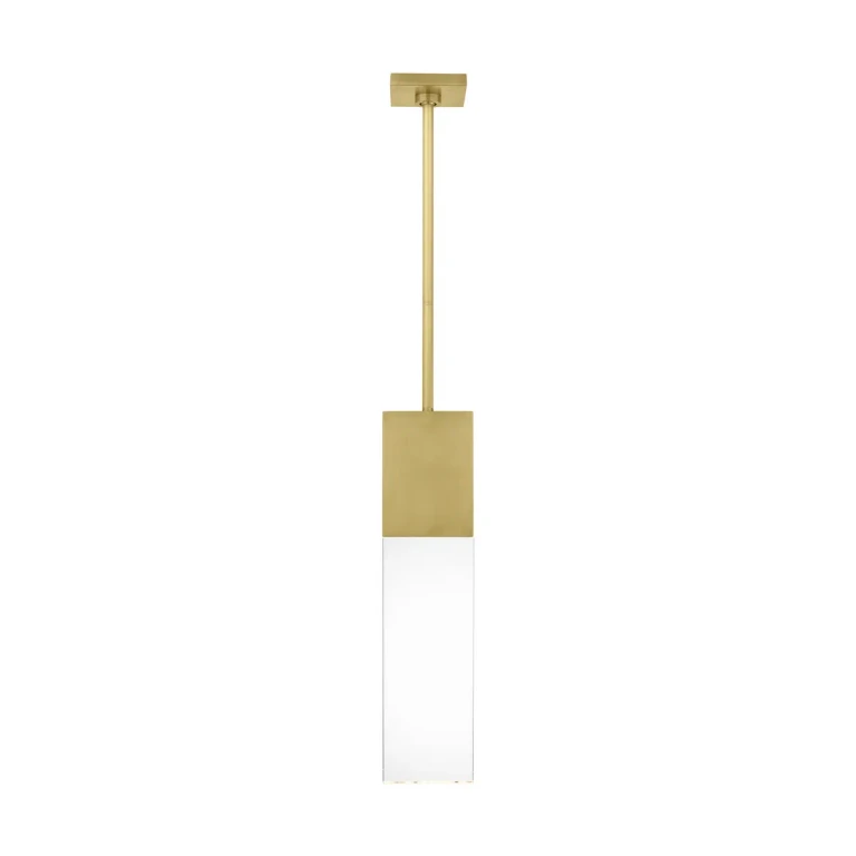 Kulma 1-Light LED Pendant in Natural Brass
