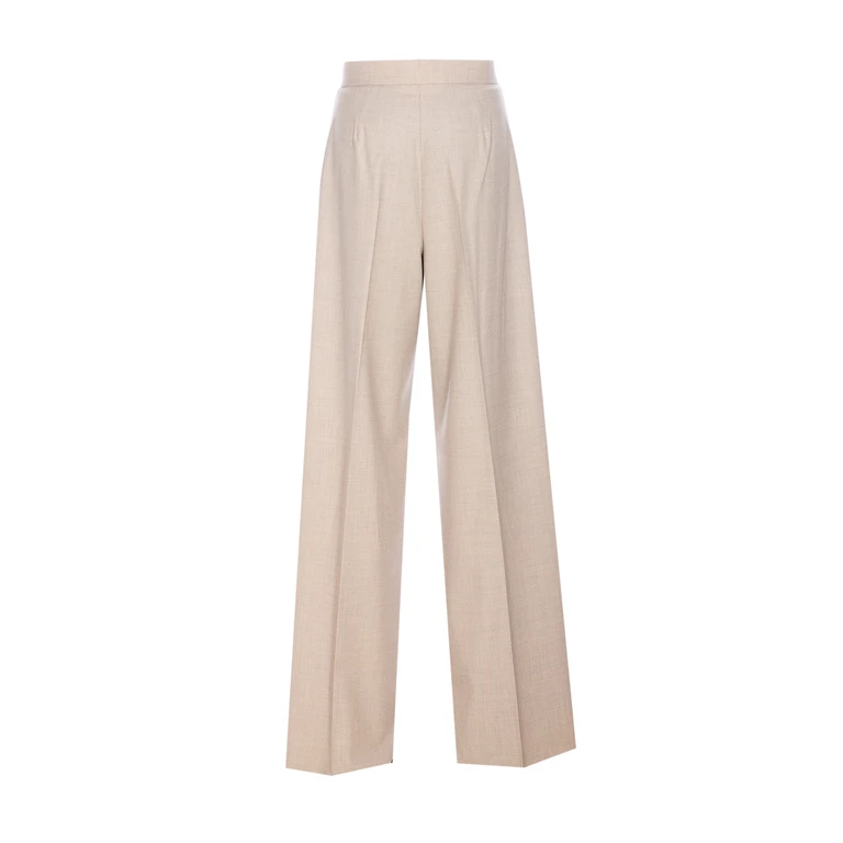Max Mara Trousers Beige Cashmere - Women