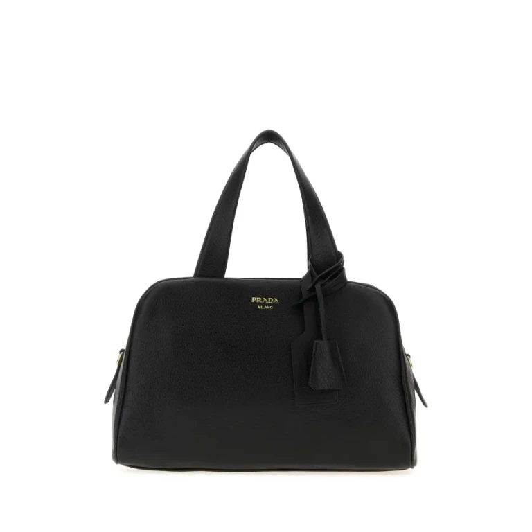 Black Leather Handbag