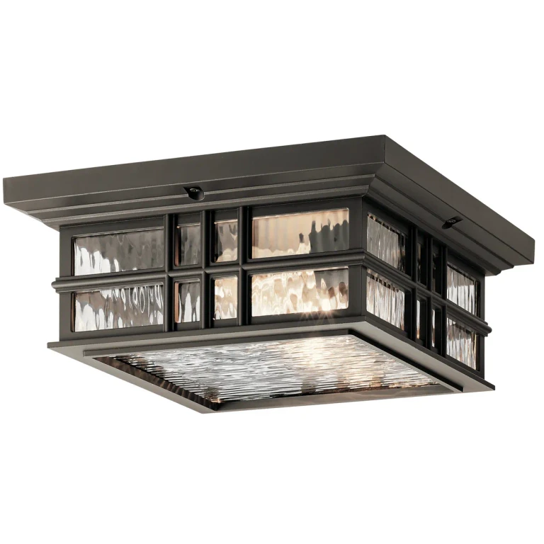 Beacon 2-Light Outdoor Ceiling Light in Olde Bronze