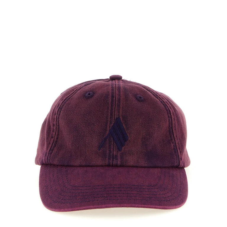 The Attico Canvas cap Purple Cotton Hat - Women