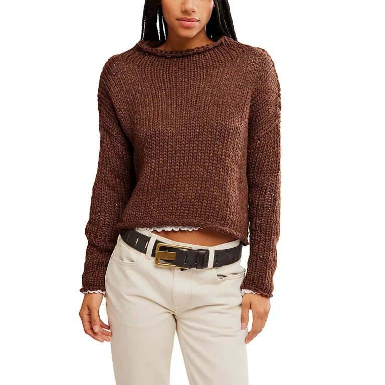 Free People Opal Cropped Sweater