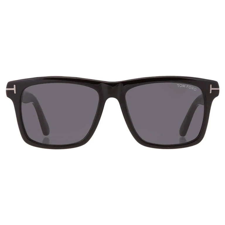 Tom Ford Buckley Smoke Square Mens Sunglasses FT0906-N 01A 58
