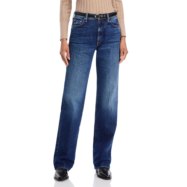 Mother The Rambler Zip Heel Jeans in Unplugged